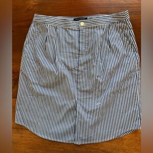 NWT Banana Republic Women’s Blue /White Pencil Gingham Skirt Size 8